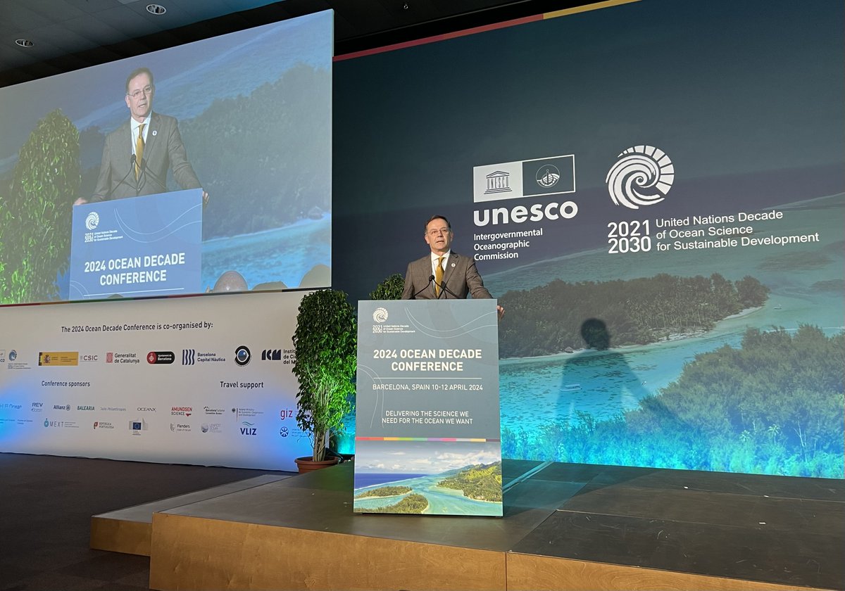 My main message at the opening of the #OceanDecade24 event: 'The science WE need for the ocean WE want. But who are WE? Is it us in this room? The 500 million people that rely on small scale fisheries? The 6.4 billion people that today live on the US-equivalent of <$30 per day?'