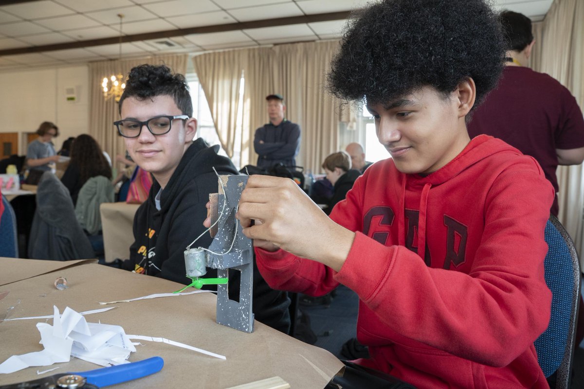 Students use math, science, and technology principles in our MagLev competition to optimize the design of their vehicles. 🏎️🧲 #BrookhavenSciEd