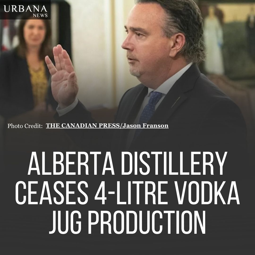 Edmonton distillery halts 4-litre vodka production due to pricing concerns, igniting debate on responsible alcohol pricing.

Tap on the link to know more:
urbananews.ca/alberta-distil…

#urbananews #newsupdate #canada #EdmontonDistillery #AlcoholPricing #ResponsiblePricing