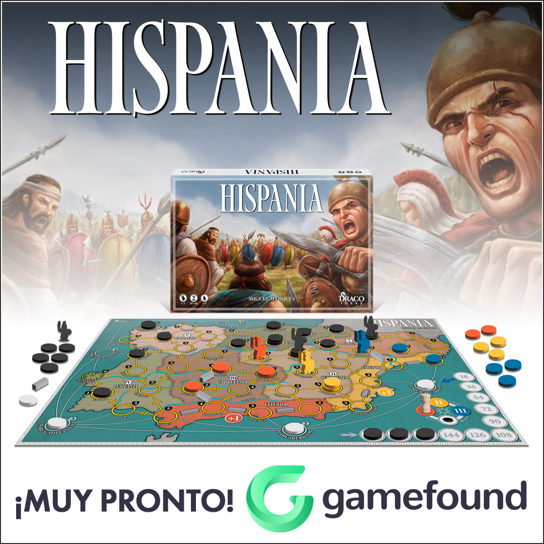 📅 4 días para que comience la campaña de Hispania en Gamefound Apúntate para no perderte el lanzamiento 🚀 gamefound.com/es/projects/dr…