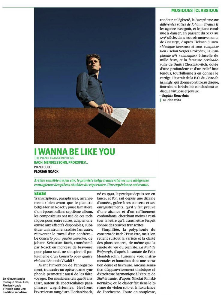 Ludmilla Sztabowicz (@lsztabowicz) on Twitter photo Oh la belle critique 🤩
Bravo à <a href="/FlorianNoack1/">Florian Noack</a> et merci à <a href="/SophieBourdais/">Sophie Bourdais</a> <a href="/Telerama/">Télérama</a> #Iwannabelikeyou <a href="/ladolcevolta/">La Dolce Volta</a> Oh la belle critique 🤩
Bravo à <a href="/FlorianNoack1/">Florian Noack</a> et merci à <a href="/SophieBourdais/">Sophie Bourdais</a> <a href="/Telerama/">Télérama</a> #Iwannabelikeyou <a href="/ladolcevolta/">La Dolce Volta</a>