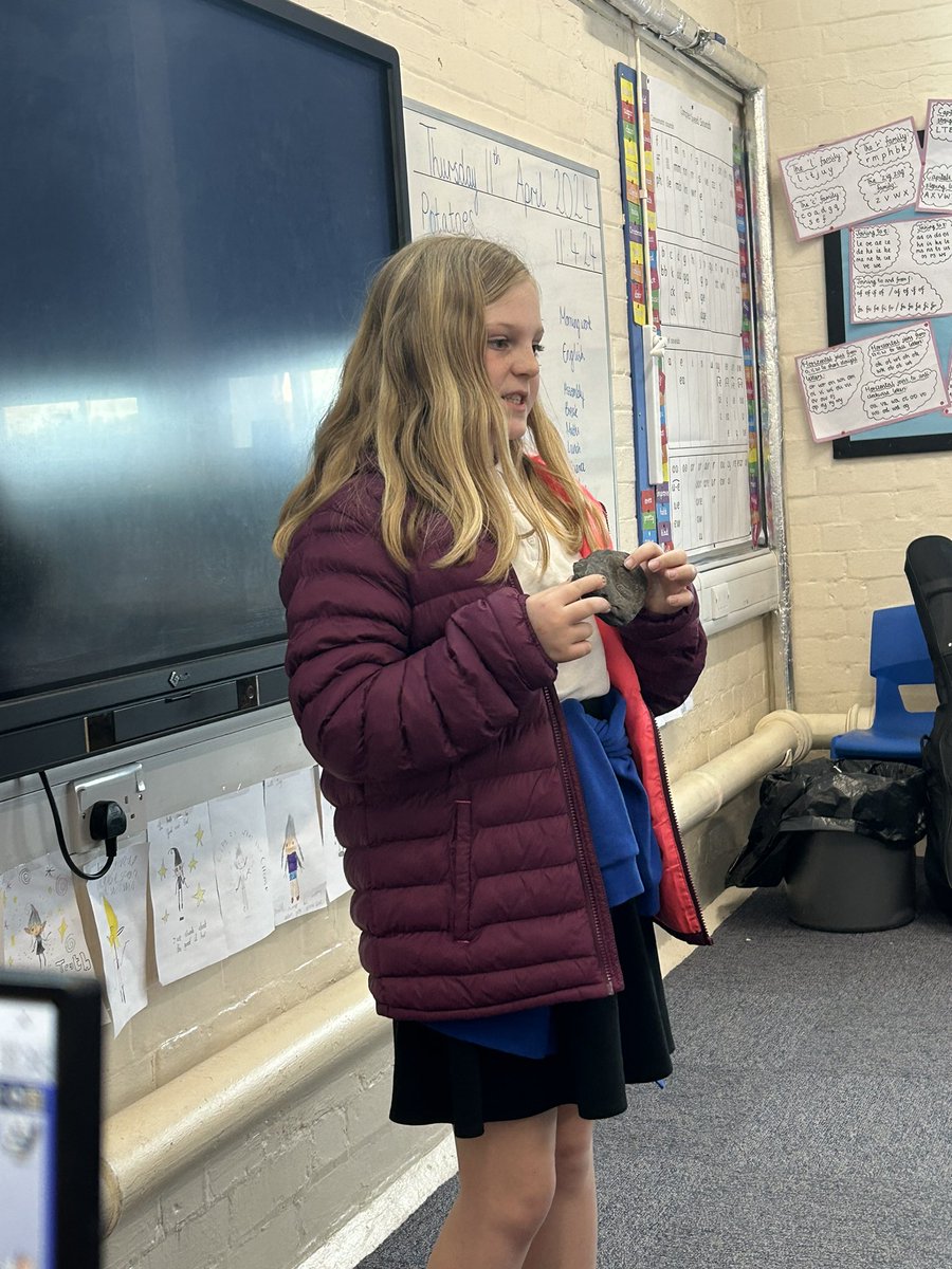 latimerprimary's tweet image. #ClassSM is home to two more fossil hunters! We enjoyed listening to Prabh and Bethan’s adventures and seeing their treasures!