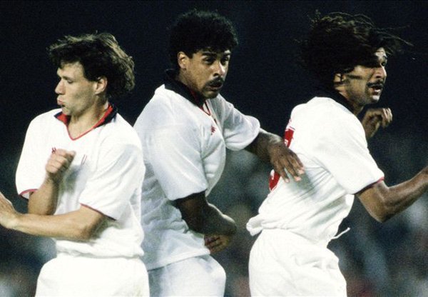 Marco van Basten, Frank Rijkaard and Ruud Gullit.