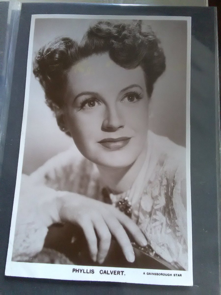 #FridayFaces
#PhyllisCalvert 
Phyllis Calvert: British film actress known for her roles in  Gainsborough Films, such as Fanny By Gaslight and The Man In Grey. From my postcard collection.