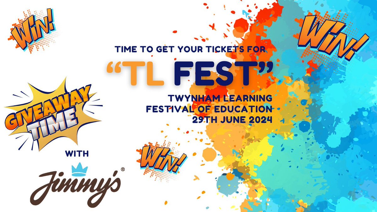 Get your tickets for #TLFest now! Follow us, retweet, and tag a friend for a chance to win a crate of #jimmysicedcoffee. Don't miss out on this awesome event! #festivalofeducation buff.ly/3Q1hTOS 
T&amp;Cs in event FAQs