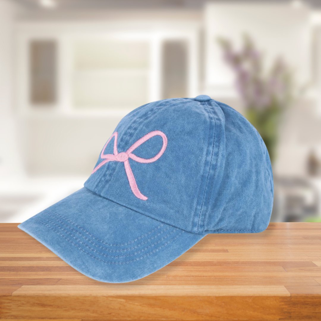 Tap into your #feminine side with a coquette #baseballcap 🎀 bit.ly/49p6kIb #womensfashion