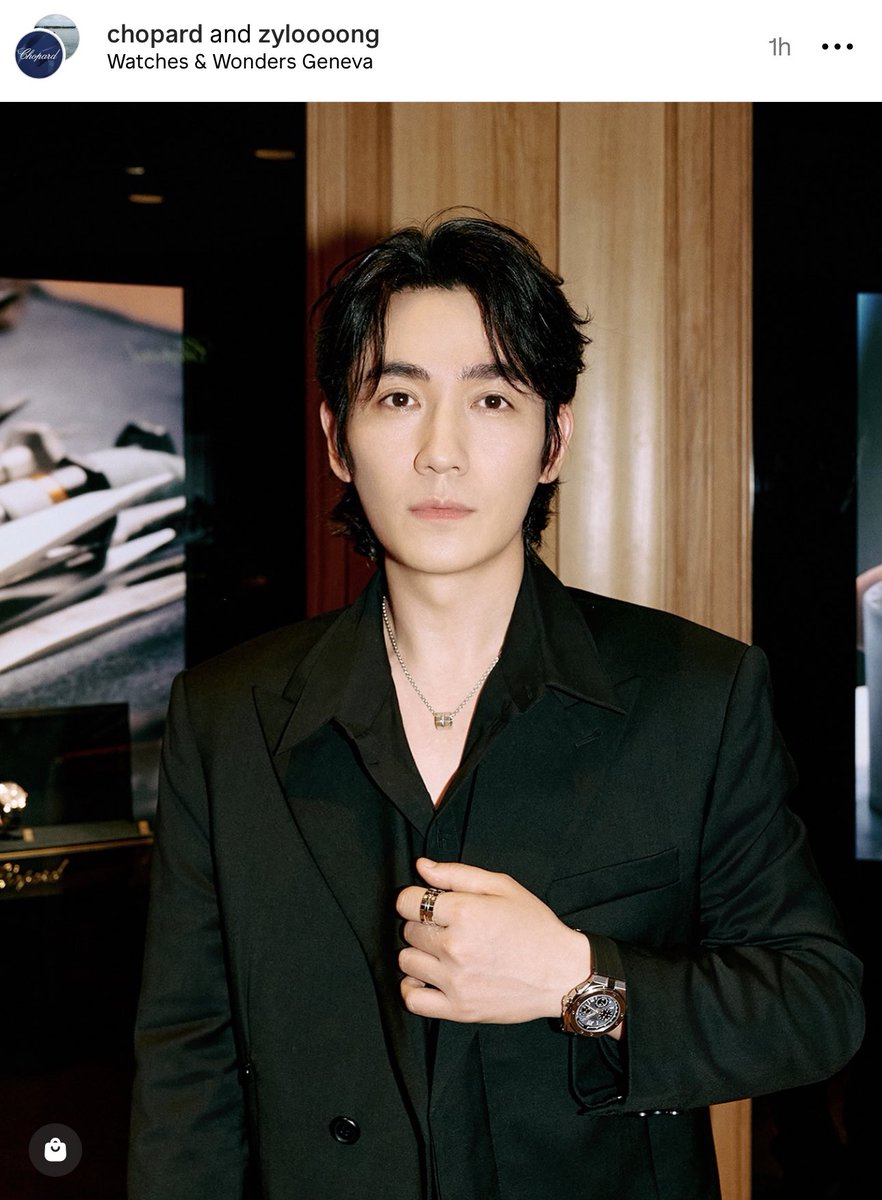 Apr 12 IG: Chopard global brand ambassador Zhu Yilong featured on the brand’s IG page. “A superstar at Watches & Wonders Geneva.”

#ZhuYilong #朱一龍 #朱一龙 

🔗 instagram.com/p/C5qGvBBomSP/