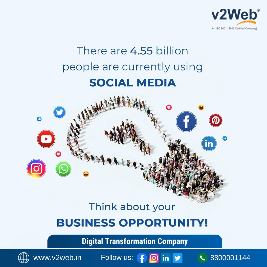 linkedin.com/feed/update/ur…

For Business Enquiry 👇👇
📞 𝗖𝗮𝗹𝗹/ 𝗪𝗵𝗮𝘁𝘀𝗔𝗽𝗽:- +91 8800001144
📧 𝗘-𝗠𝗮𝗶𝗹:- sales@v2web.in
👉𝗪𝗲𝗯𝘀𝗶𝘁𝗲 : v2web.in
.
.
#DigitalTransformation #v2web #digitalmarketingservices #websitedevelopment #socialmediamarketing