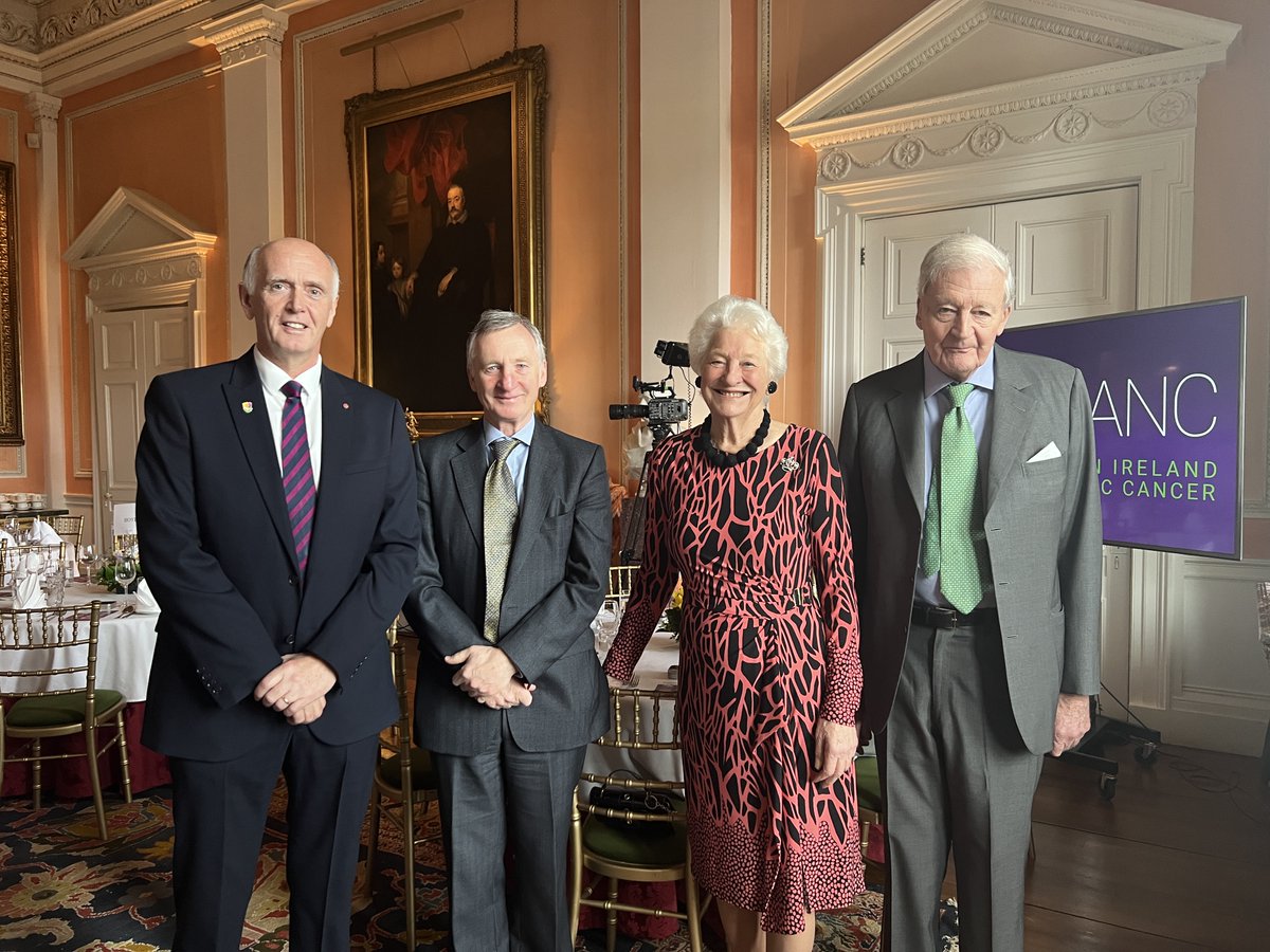 Today, we are here at the beautiful @AbercornEstate in County Tyrone by invitation of the Duke of Abercorn for a fund and awareness raising event for NIPANC Our guests include Lady Mary Peters and Ann Brightwell (Nee Packer) whose husband Robbie died of #PancreaticCancer in 2022