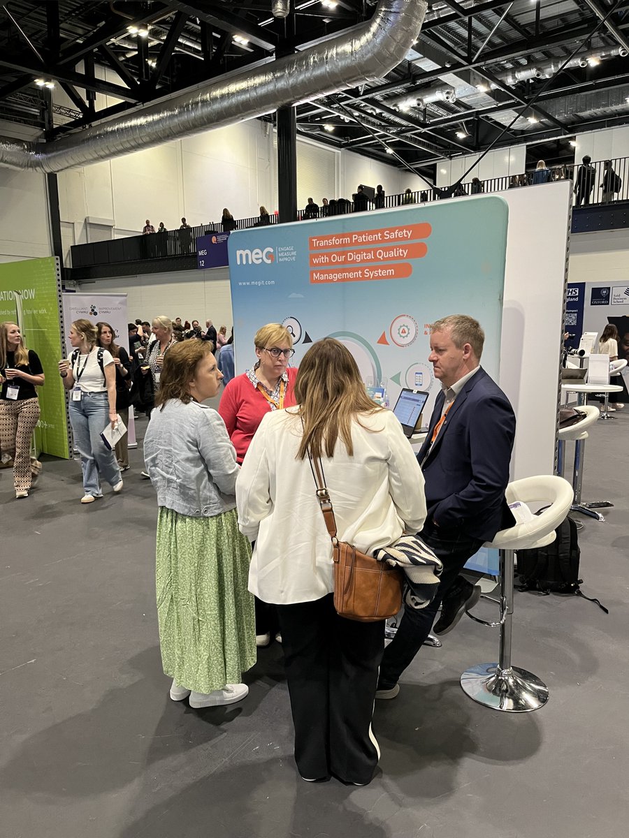 Day 3!💥 Only a few hours left at #Quality2024 it's been a brilliant & busy few days meeting new contacts & catching up with familiar faces. Visit stand 12 to chat to Kerrill, Helga & Mauricio & see how healthcare organisations in 20 countries are reaping the benefits of MEG 📊🏥