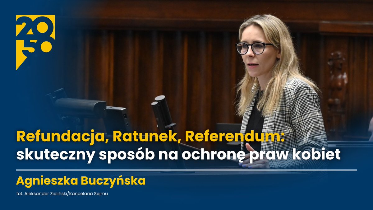 Polskie kobiety nie potrzebują dziś kolejnej debaty, ale konkretnych rozwiązań, które faktycznie poprawią ich bezpieczeństwo. Dlatego minister @aga_buczynska przypomniała wczoraj z mównicy sejmowej nasz program 3️⃣R: Refundacja, Ratunek, Referendum, 👇
#RobimyTeRobote #Polska2050