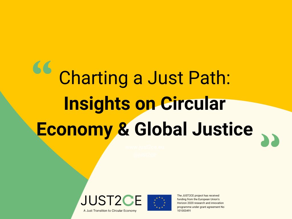 🌍♻️ Insights from our #CircularEconomy &amp; Global #EnvironmentalJustice report
👉 bit.ly/3vQnLUc 
#JUST2CE