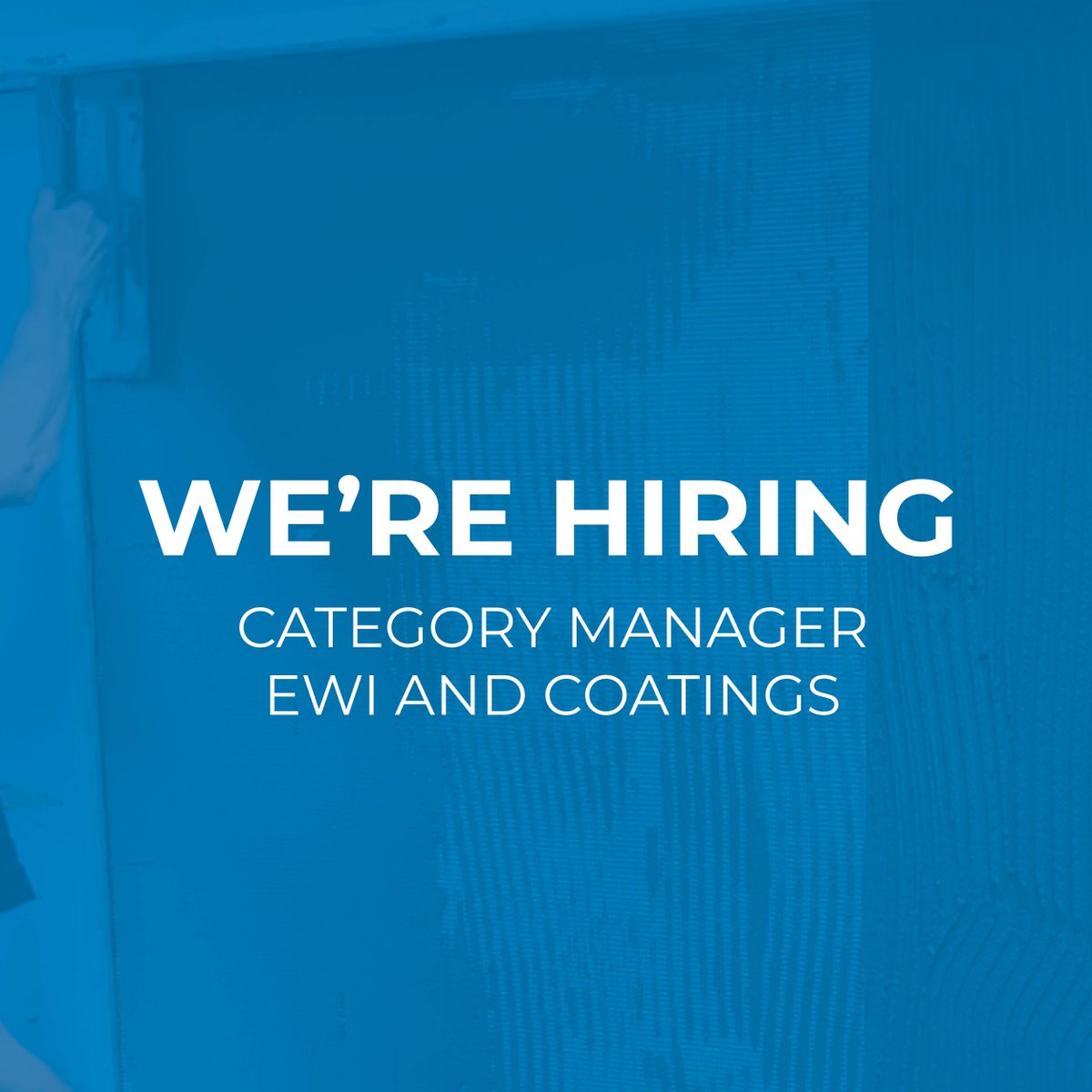 Come and join #TeamMapei. We are seeking to #recruit a Category #Manager #EWI and #Coatings. A full job description and person specification is available. buff.ly/3vGCuRG #render #career #CareersInConstruction #construction #building #recruiting #recruitment #job #jobs