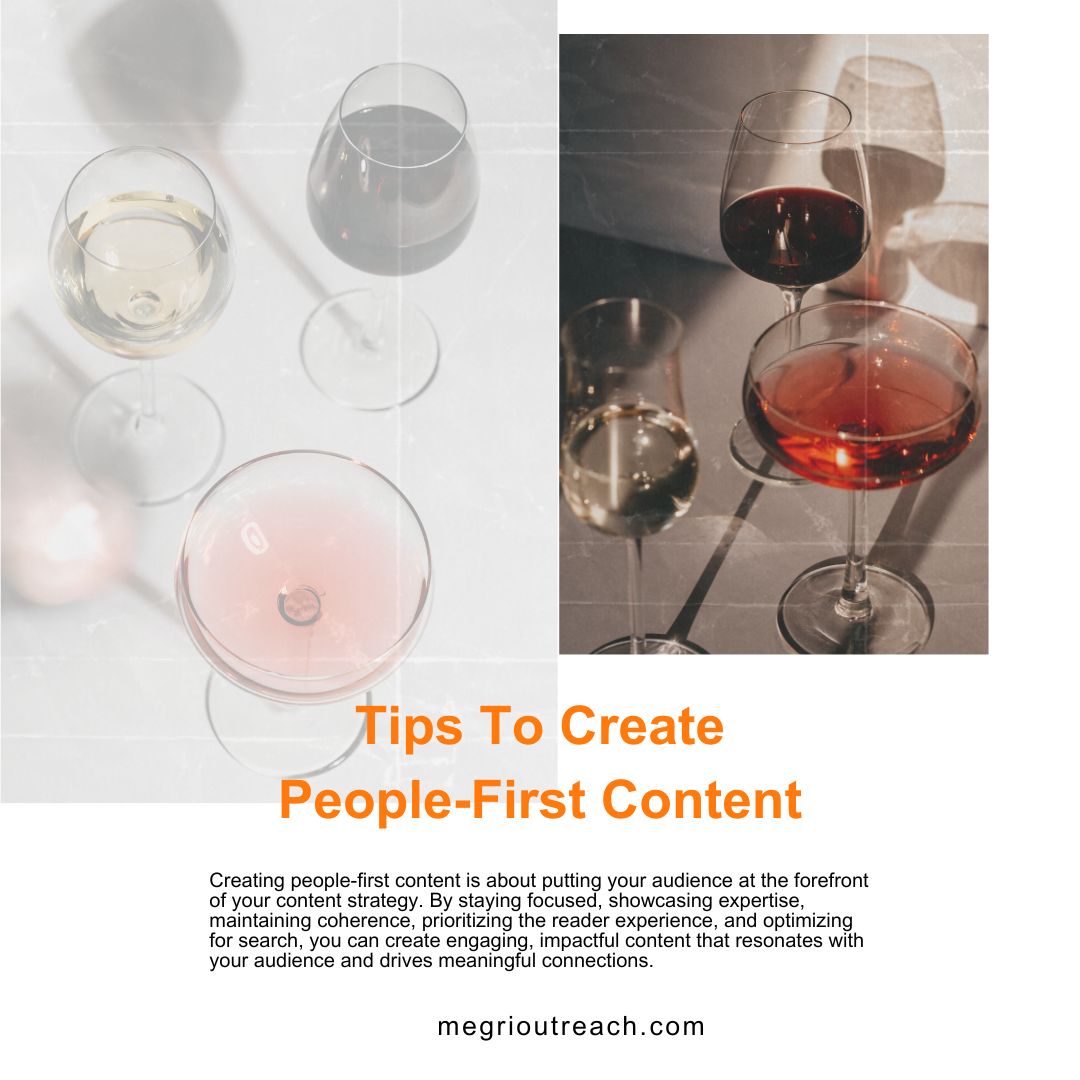 Crafting people-first content is an art that revolves around prioritizing your audience in every aspect of your content strategy #peoplefirstcontent #contentcreation #audiencecentric #contentstrategy #EngagingContent #expertiseshowcase #megrioutreach #readerexperience #content