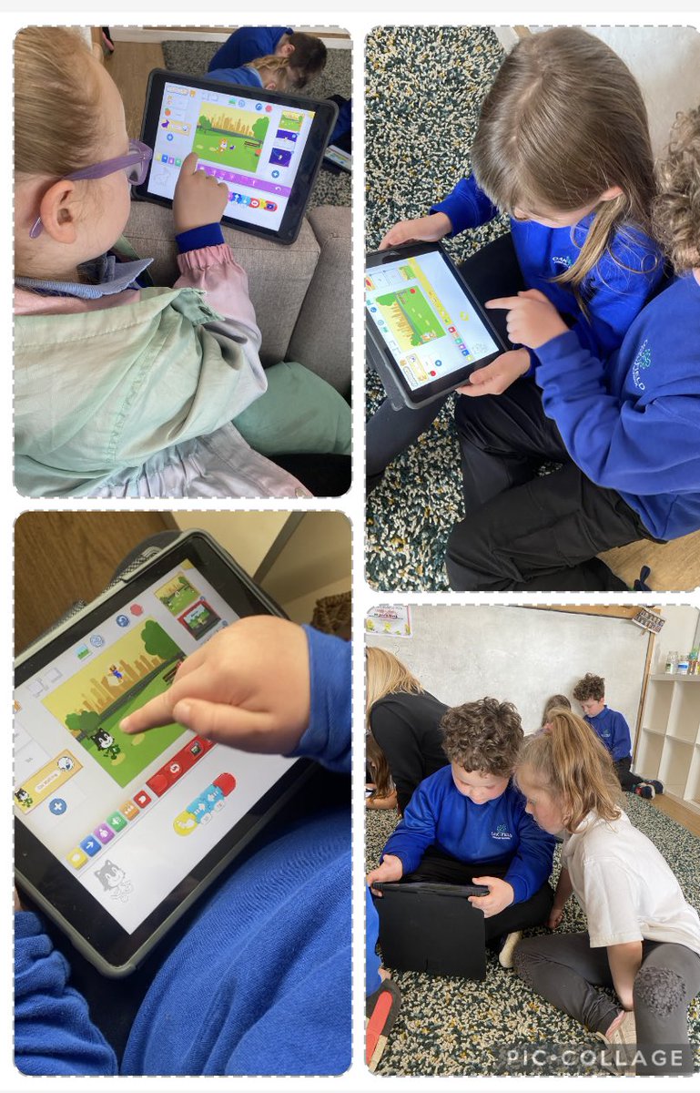 Dosbarth Beech loved learning from our Scratch expert today creating games to catch litter! #carucymru #SpringCleanCymru #scratchjr