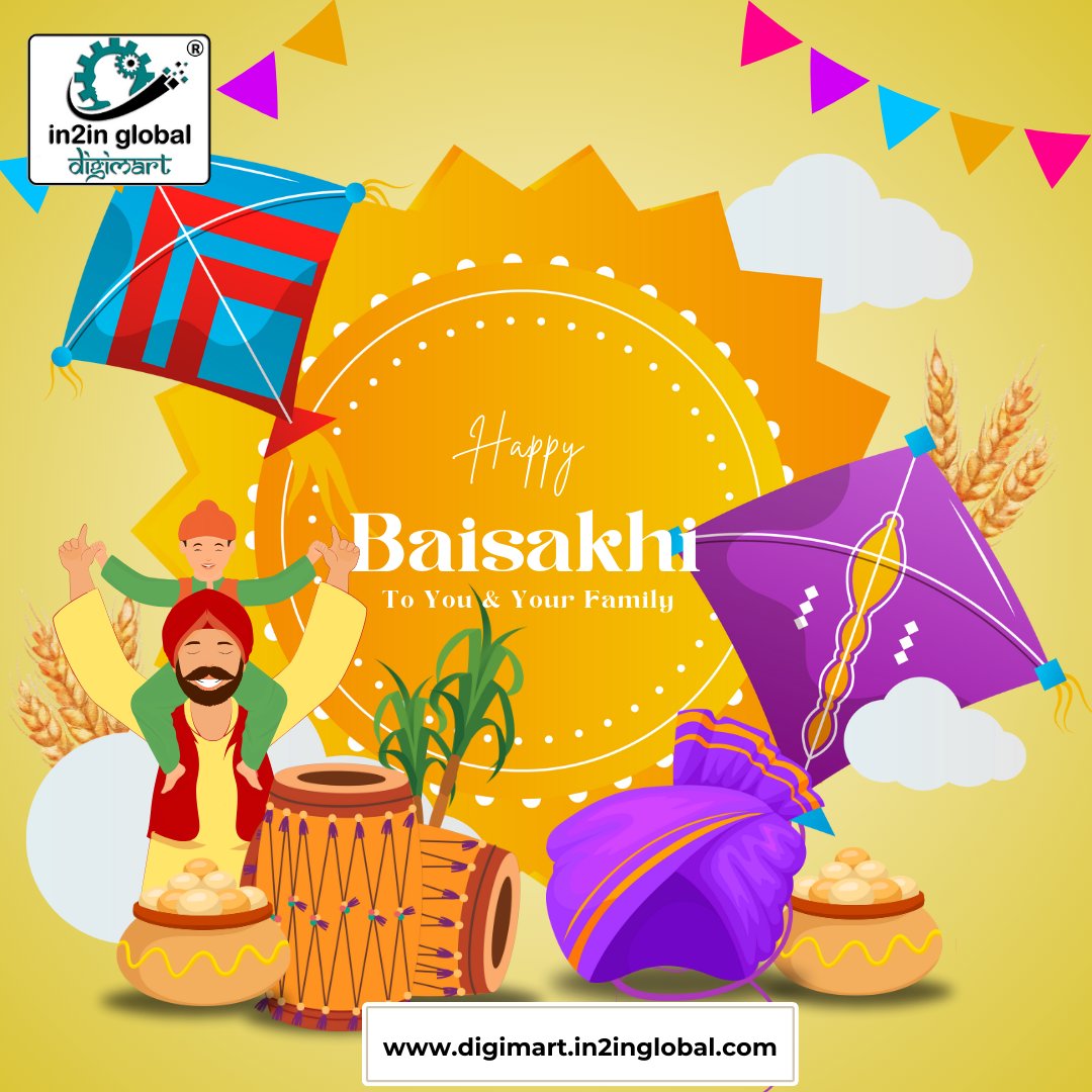 in2indigimart's tweet image. 🎊 Wishing everyone a prosperous and joyful Baisakhi! 🌻🎉 As we celebrate the harvest festival, let&apos;s also take a moment to appreciate the growth and success of our digital presence.
#HappyBaisakhi #Digimart #DigitalMarketing #baisakhi2024 #festives #celebrations