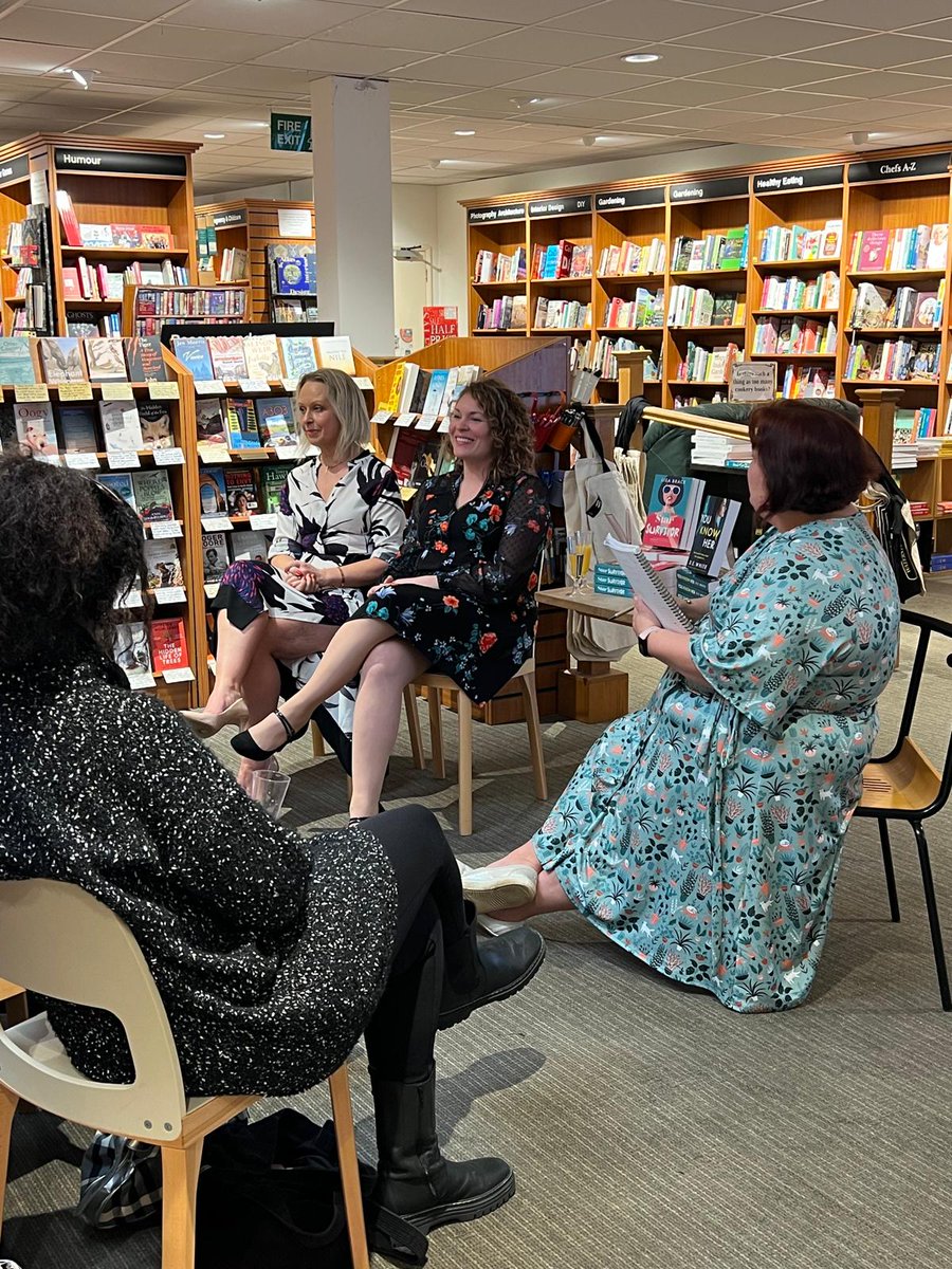 Thrilled that spending time with this fabulous lady is called work @DEWhiteAuthor Had a blast launching my book with her, and talking all things celebs in fiction hosted by Kaye from @AndromedaTalent