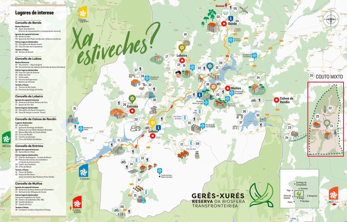 @GalegoTube @OrgulloGalegoGz Mapa da parte galega da Reserva da Biosfera Transfronteiriza #Gerês #Xurés (#RBTGX) @OrgulloGalegoGz
