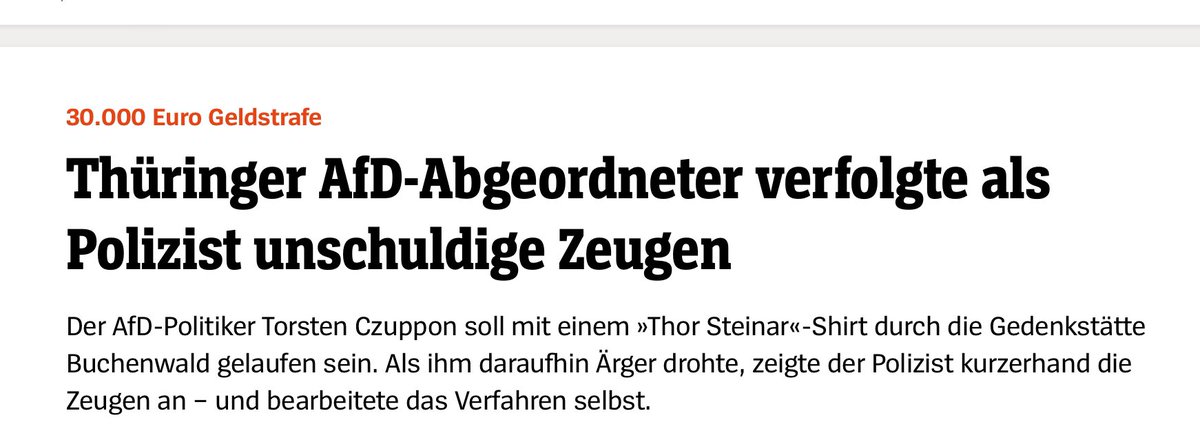 Die AfD lässt gerade erneut einen Landtagsabgeordneten mit Migrationshintergrund in Münster vor dem OVG aussagen, um zu entlasten. Funfact: Seine Immunität von eben jenem Torsten Czuppon wurde schon vor Jahren aufgehoben: