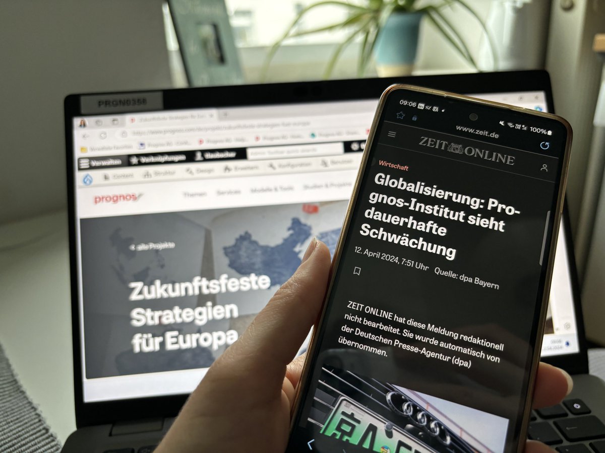 #Deglobalisierung und #Transformation: Wie kann sich 🇪🇺 an die neue Weltordnung anpassen? Darüber diskutiert unser CEO Christian Böllhoff am 17.4. auf dem Ludwig-Erhard-Gipfel. Dann erscheint unsere neue Studie für @vbw_bayern, über die @dpa (hier @zeitonline) heute berichtet.