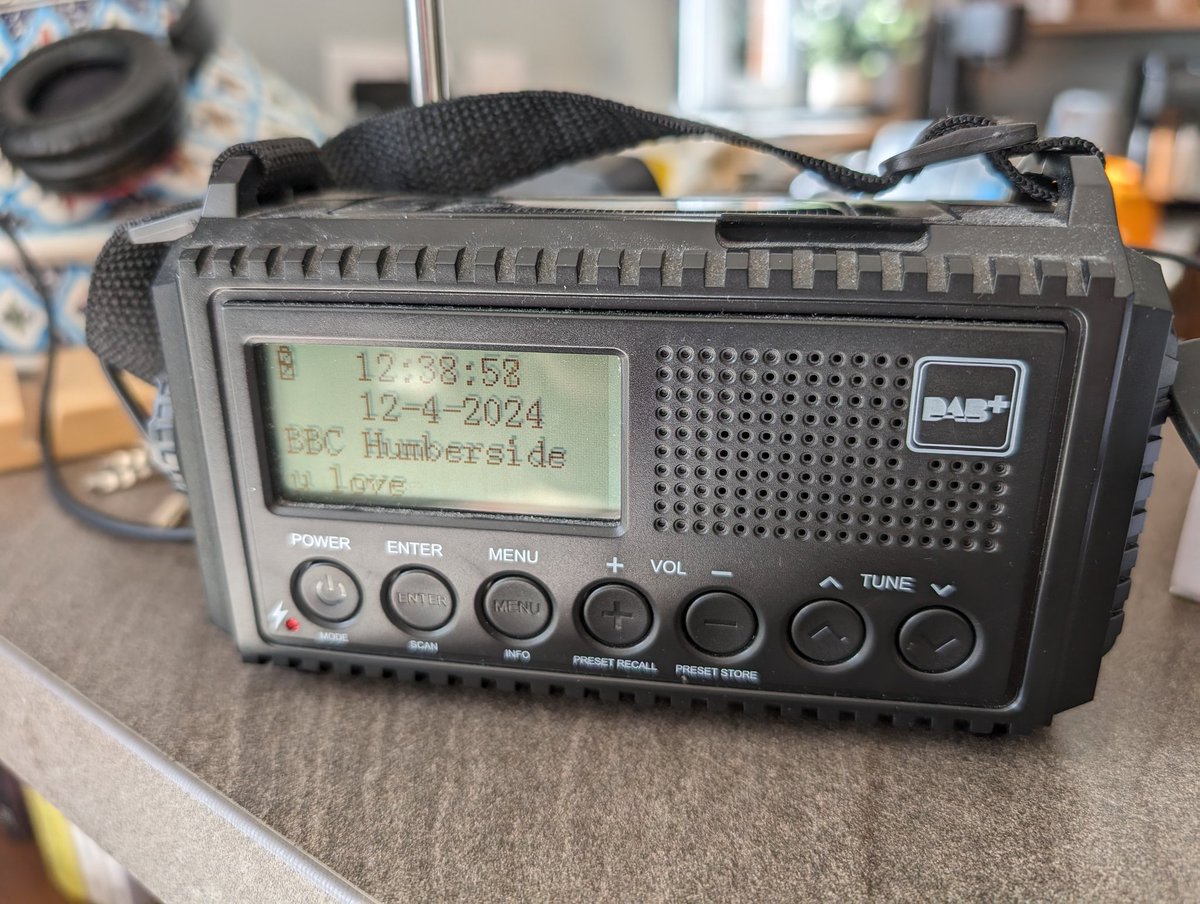 We've changed WiFi providers and not been able to reset all of our Alexa's yet, so the Apocalypse Radio is getting some use.