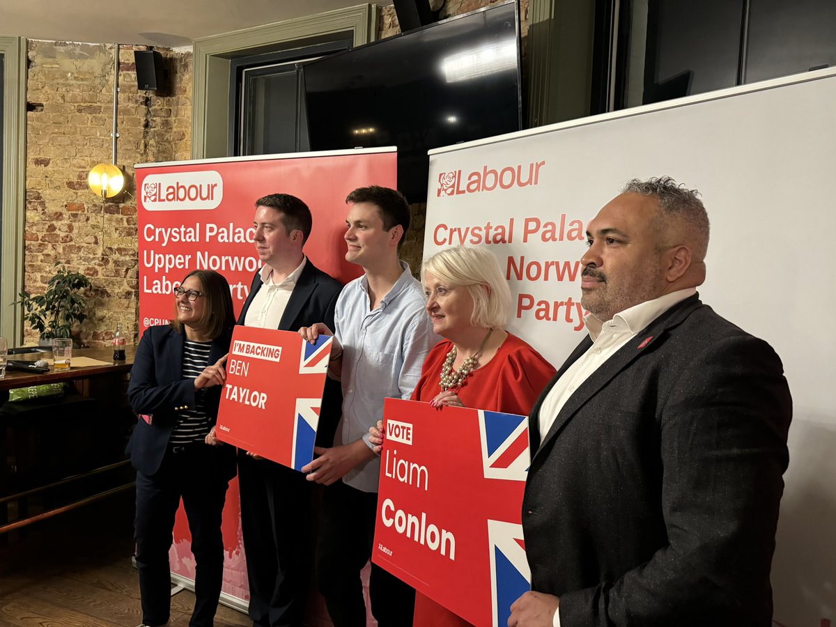 Congratulations to the legend that is @Oscar__Harman for another successful ‘in conversation’. Top chairing from @RezinaChowdhury inspiring words from Labour legend @Siobhain_Mc & @BenJLTaylor and @LiamConlon2 who are taking a strong fight to the tories and will make great MP’s!