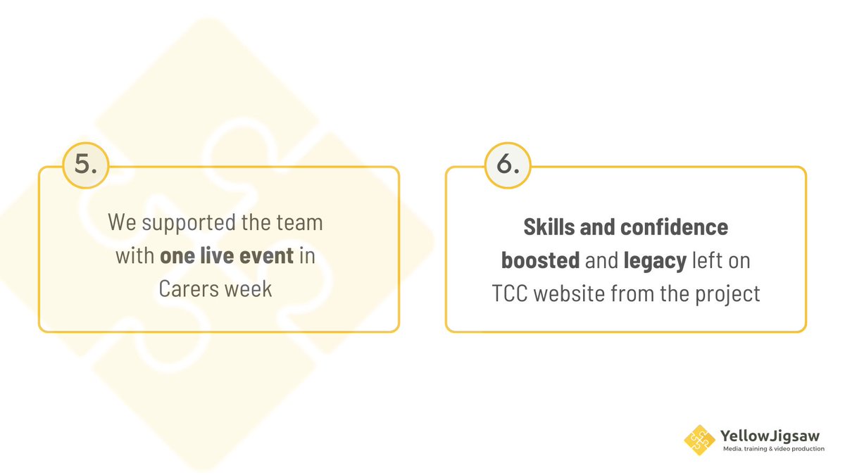 THIS is how we upskilled and empowered carers from @TraffordCarers to become community reporters in Trafford. 📣 Could we help your organisation increase your reach in an authentic way? More of our case studies below 👇 yellowjigsaw.co.uk/case-studies/