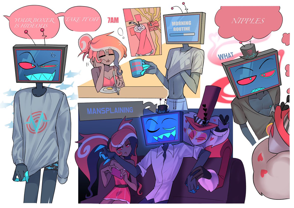 #HazbinHotel #HazbinHotelVox
domestic Vox (with🦋&📱)