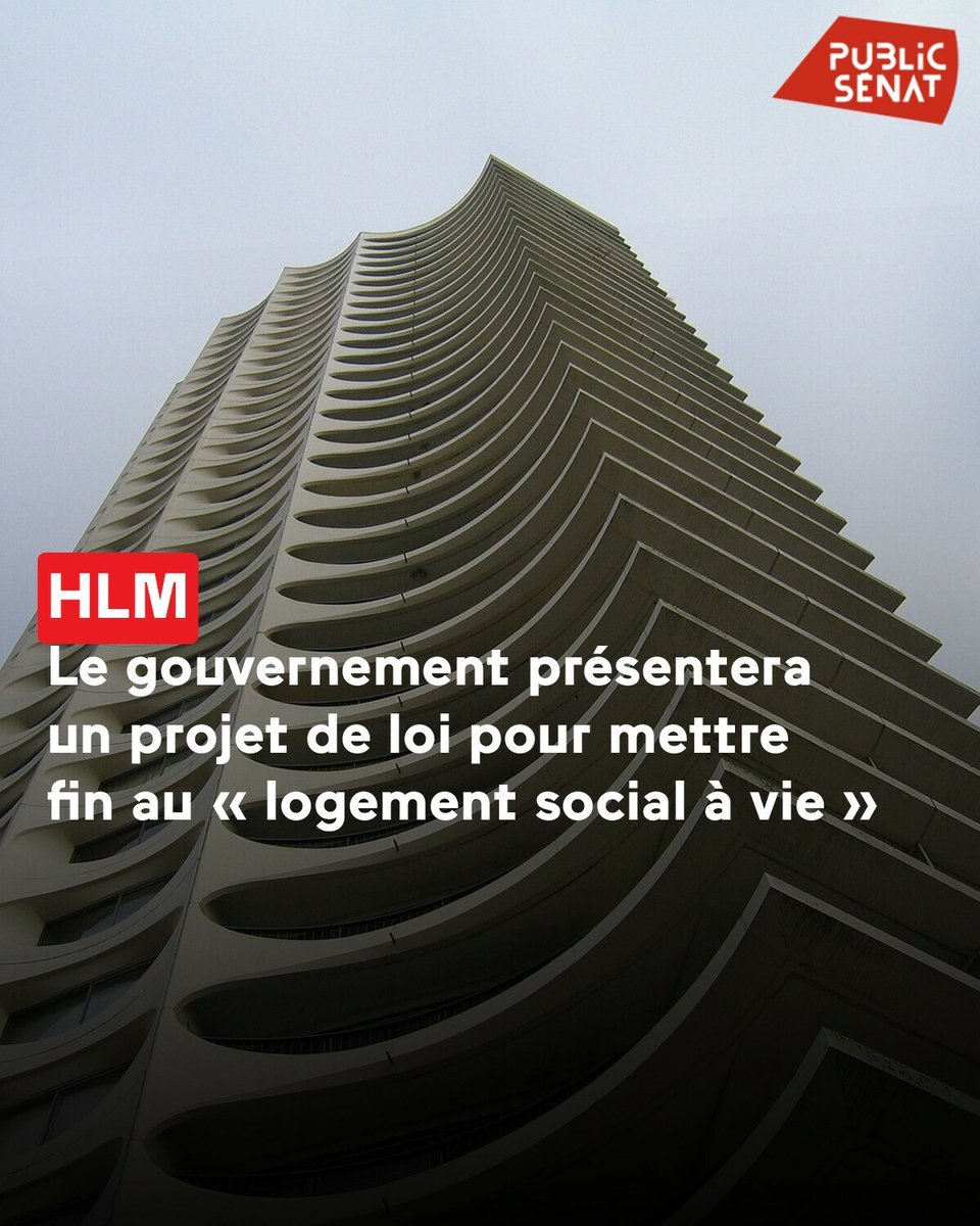 HLM : Le gouvernement présentera un projet de loi pour mettre fin au « logement social à vie » le 7 mai, confirme Christophe Béchu ➡️ go.publicsenat.fr/Ar ➡️ go.publicsenat.fr/Ar