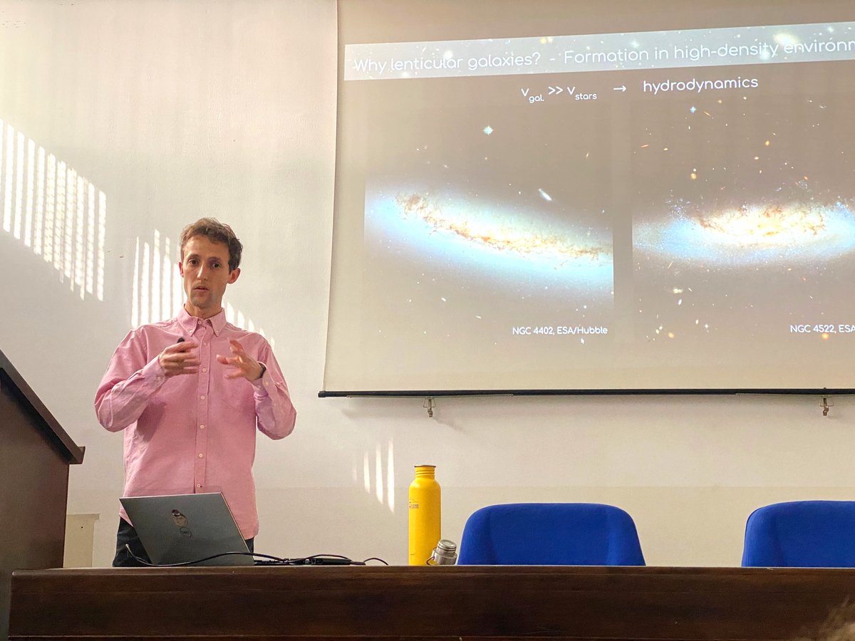 🎉Congratulations to Josep Tous, our newest #PhD graduate! 📜Josep defended his thesis 'Disentangling the formation path of lenticular galaxies' today, which was carried out under the supervision of Dr Josep Maria Solanes (#ICCUB) and Jaime Perea (@iaa_csic)💫 #Research #Doctor