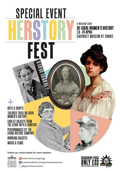 A big reminder to check out the festival of local women's history at Guernsey Museum at Candie this weekend. Timetable of events here: museums.gov.gg/article/151046….