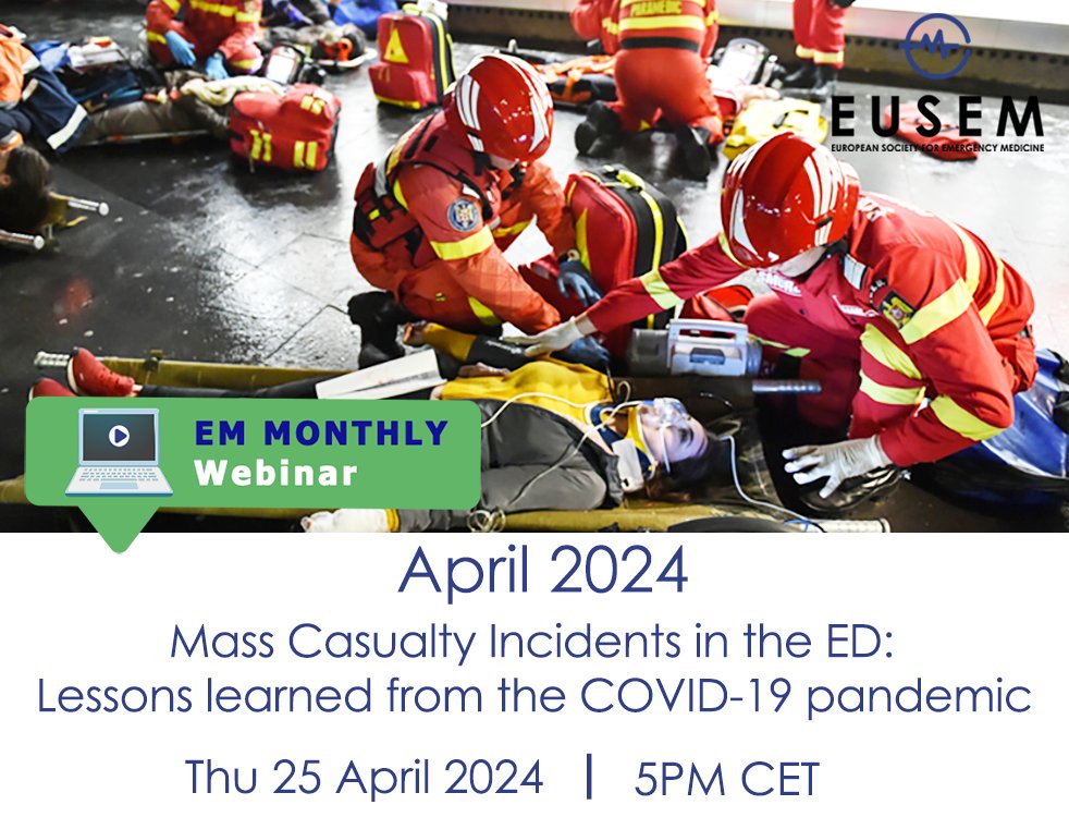 Don't miss this FREE educational webinar. Take learning into your own hands! REGISTER TODAY and secure your spot!👉eusem.org/webinars/945-m… @EusemY #EBEEM #EUSEM #EmergencyMedicine #doctors #nurses #paramedics #EUSEM2023 #EUSEM2024