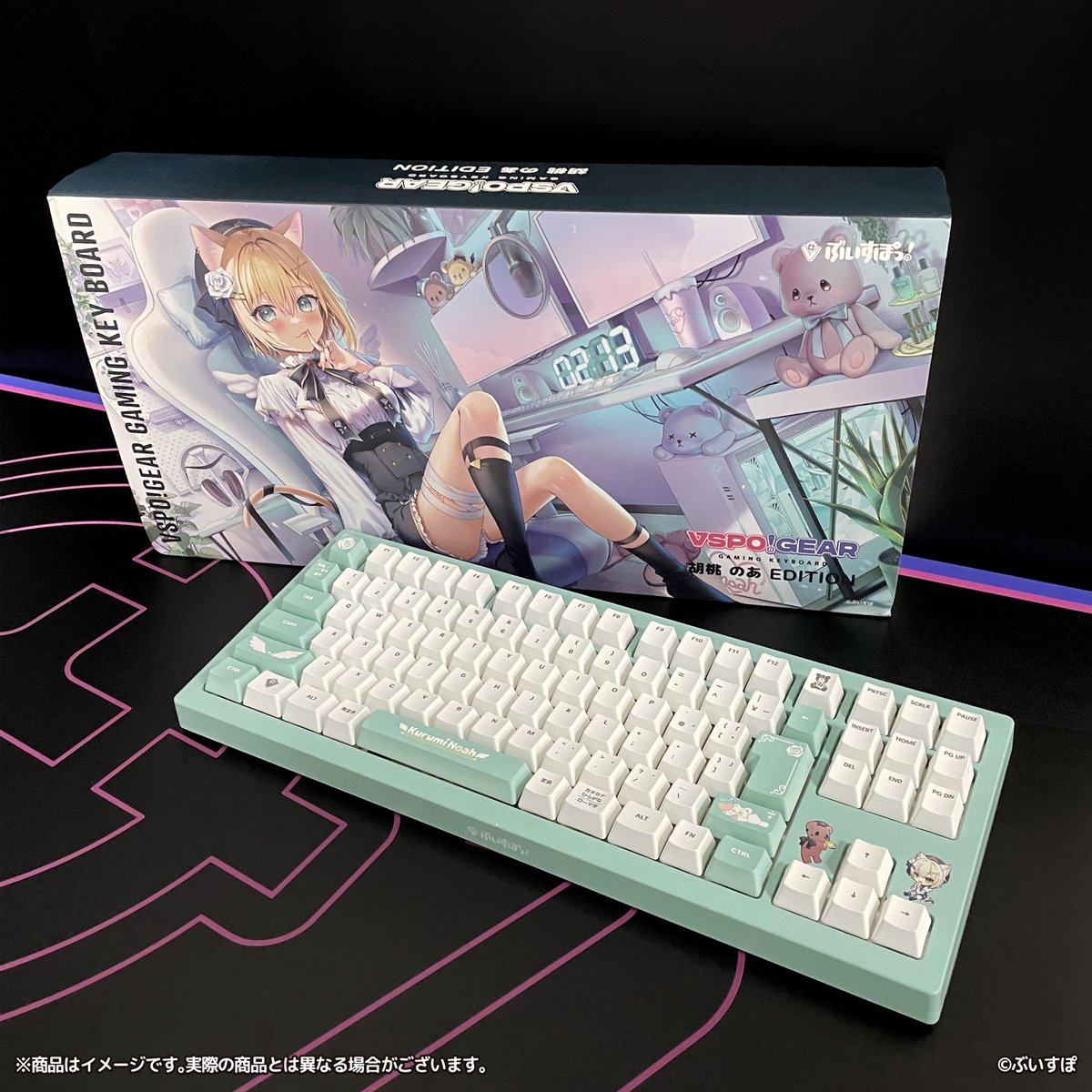 ぶいすぽっ! VSPO! GEAR ゲーミングキーボード 英リサEdition ぶいすぽっ! VSPO! GEAR ゲーミングキーボード 英リサEdition