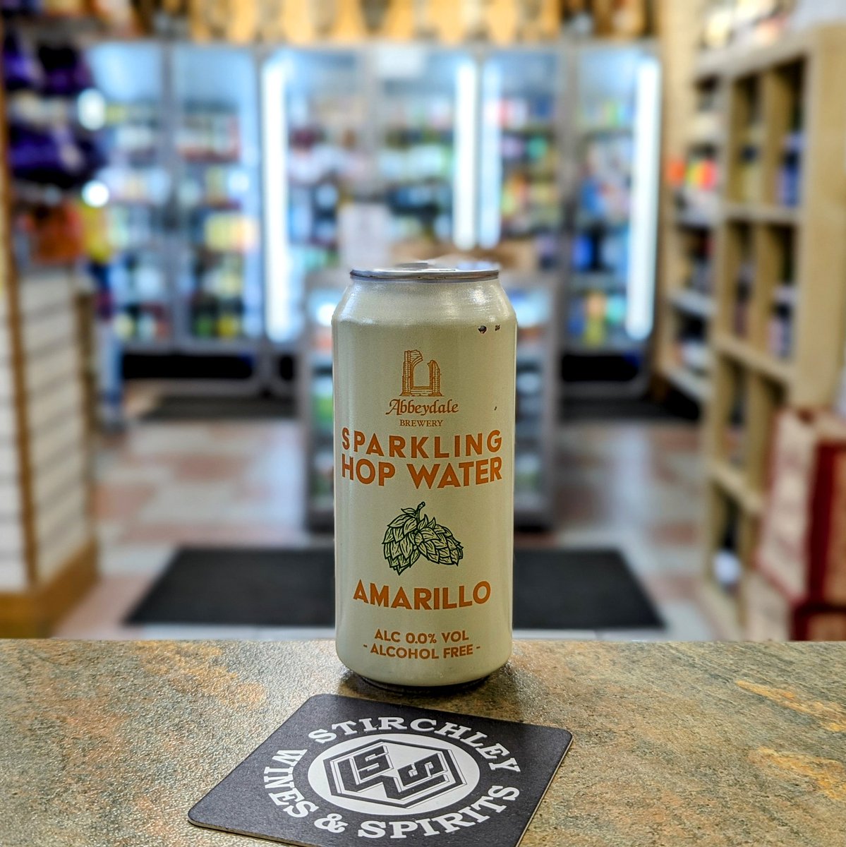 A new addition to our no and low alcohol range, from Sheffield's @AbbeydaleBeers... 💧 Sparkling Hop Water 0.0% Infused with Amarillo hops, expect a gently floral aroma, with vibrant zesty flavour notes of orange and lemon. #VivaStirchley #VivaBrum #ShopIndependent