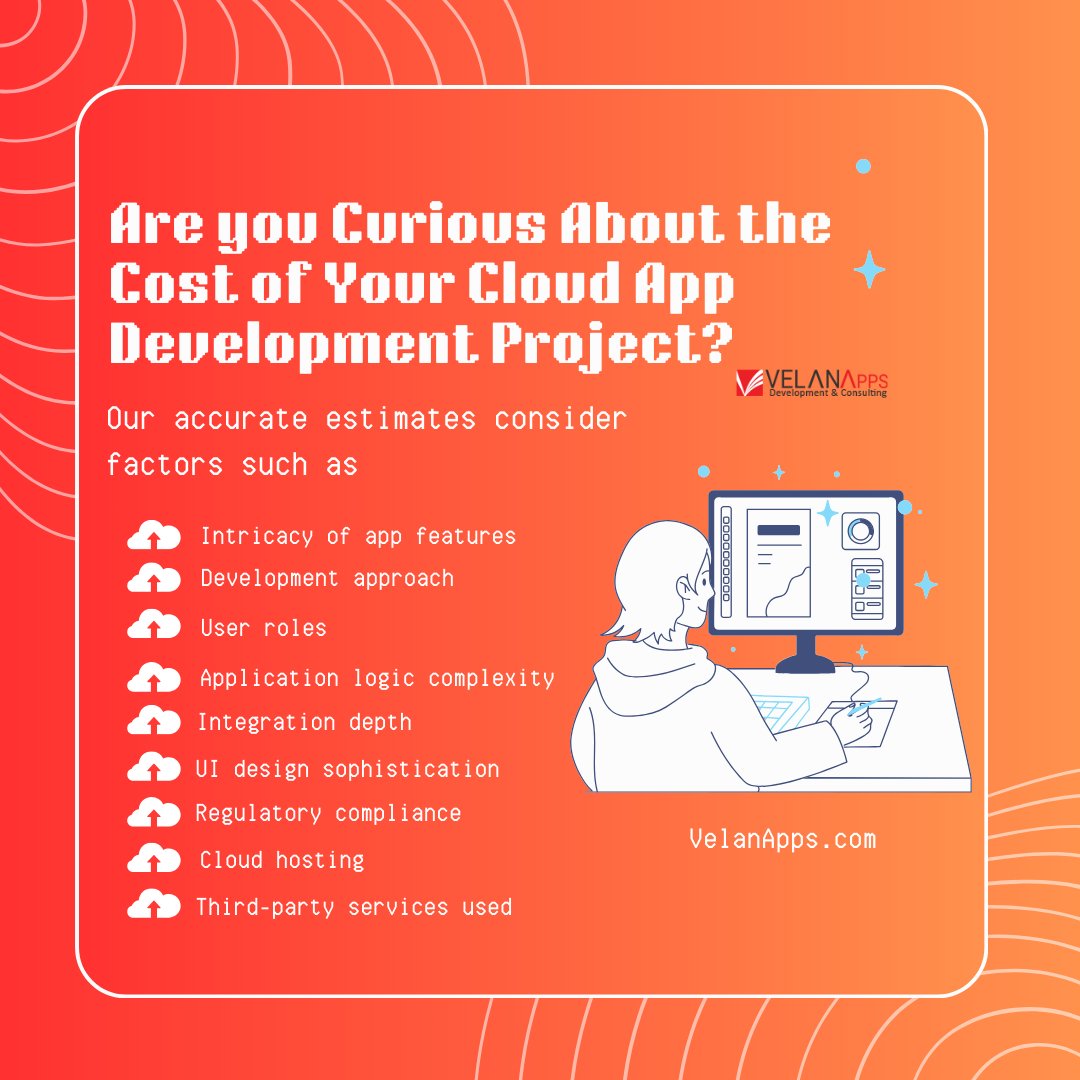 Get insights into the cost of your cloud app development project with our comprehensive estimates! 💡velanapps.com/custom-cloud-a… #velanapps #CloudApp #DevelopmentCosts #Estimates #AppDevelopment #CostAnalysis #AccurateEstimates #CloudDevelopment #ProjectCost #AppCosts