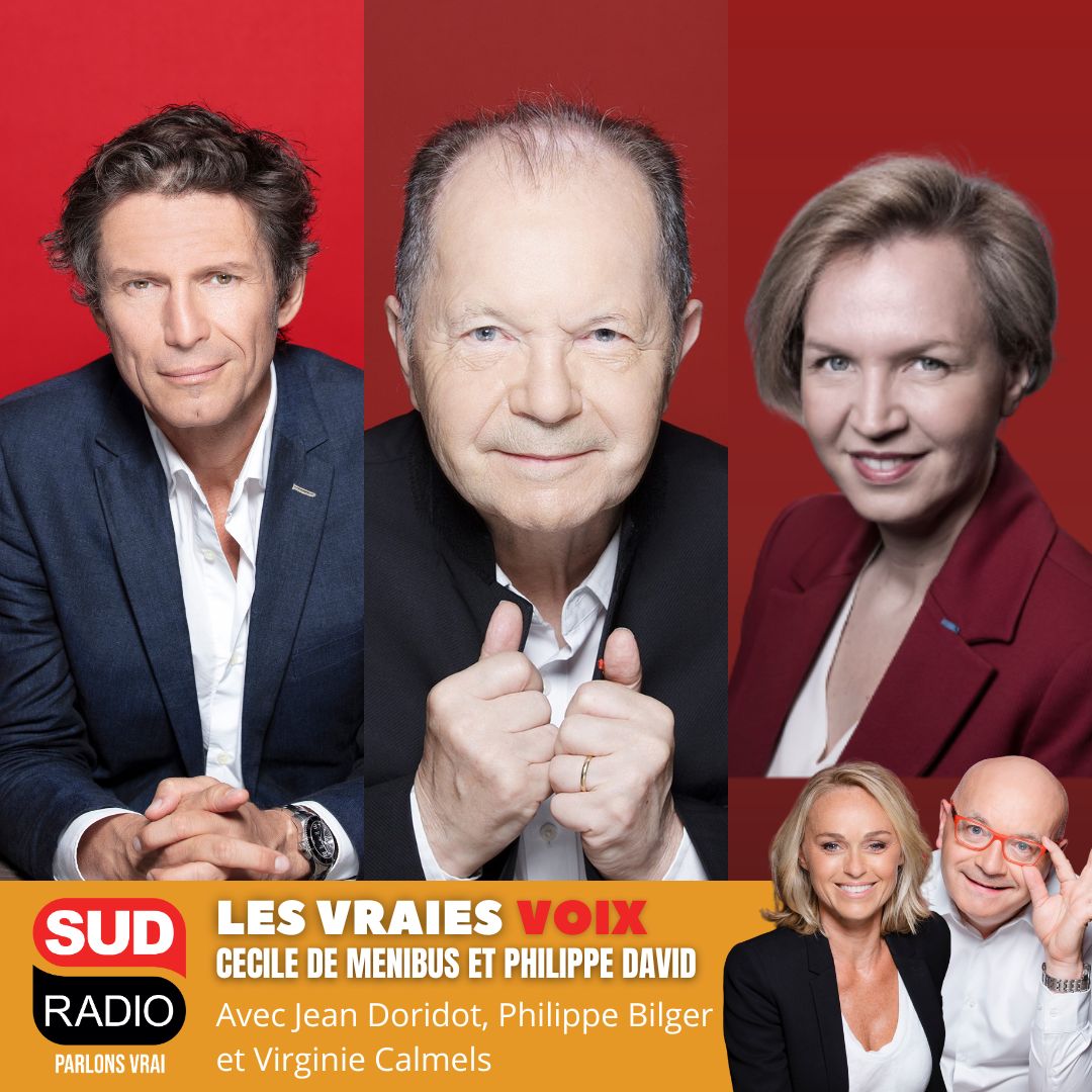 🟠 #LesVraiesVoix - @cecile2menibus et @PhDavidMtb ➡️ Au programme : Faut-il interdire les signes religieux ostentatoires dans les entreprises ? Et craignez vous que l’Iran mette ses menaces d’attaque contre Israël à exécution ? 🎙️ Avec @BilgerPhilippe, @jeandoridot et…