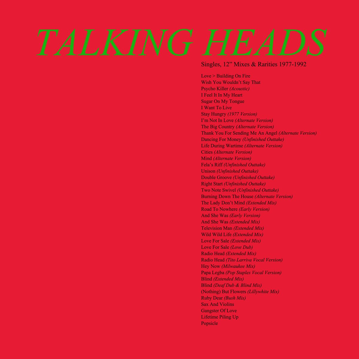 #TalkingHeadsAnthology Starts 1st May. Challenge details and Day 1 playlist👇 Singles, 12” Mixes & Rarities 1977-1992 open.spotify.com/playlist/2nUnl…