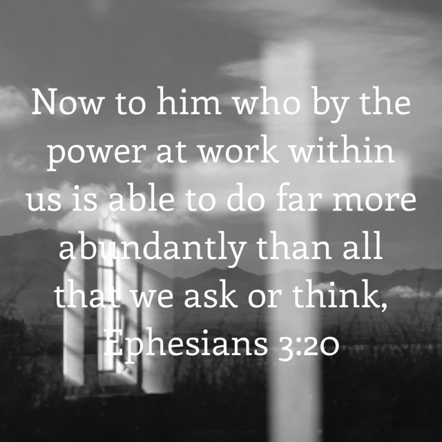 The church needs to get to work—using the power within us. When I say church I obviously don’t mean some building, I also don’t mean some denomination and its officers. All of us who profess Christ, we need to quit procrastinating and start doing.