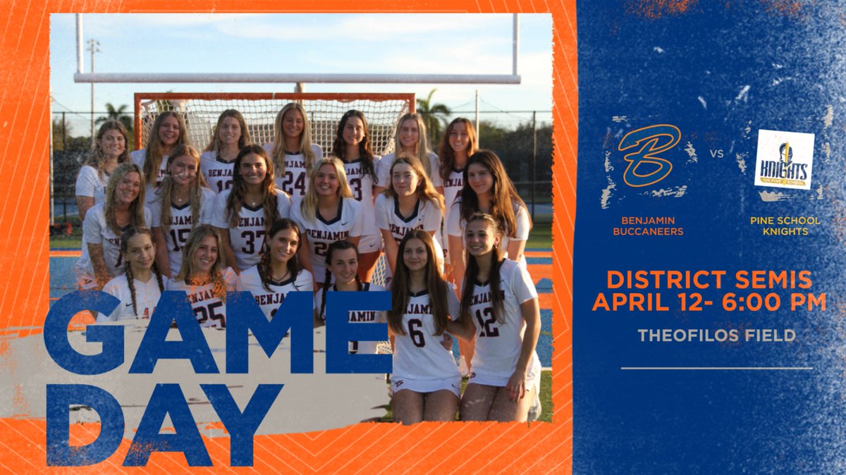 🥍Girls Lacrosse kicks off district action tonight hosting Pine School in the District Semifinals! ⏰6:00 PM 🎫gofan.co/app/school/FL6… 📺fan.hudl.com/usa/fl/palm-be… GO BUCS!