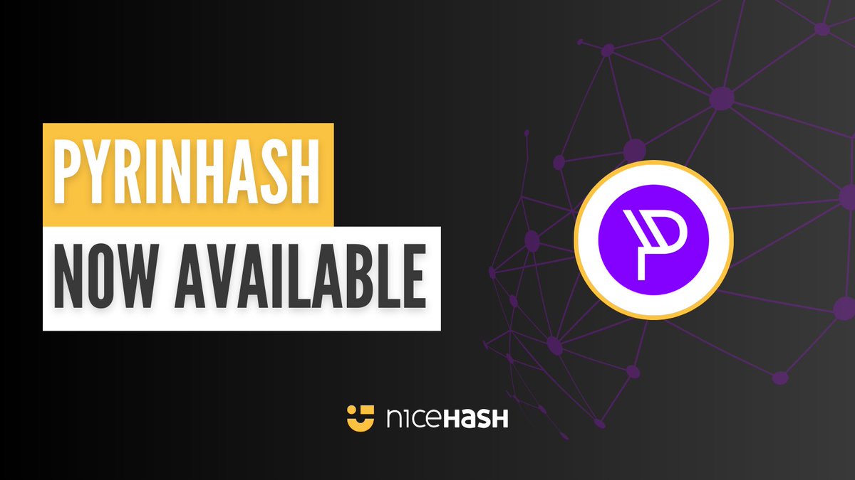 The #PyrinHash algorithm is now available on our stratum servers and ready for hashpower purchasing on our marketplace. Embrace this opportunity to diversify your #mining strategy by mining #Pyrin! More good news for #GPU miners 🙂 nicehash.com/blog/post/new-…
