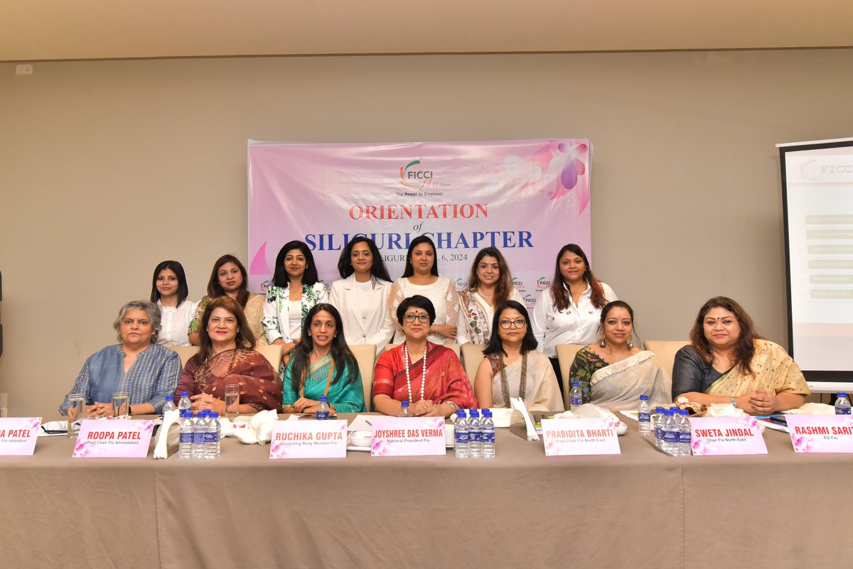 An orientation meet on 6th April set the stage for the launch of FLO's #SiliguriChapter. Over 70 accomplished women, including our National President Joyshree Das Verma & governing body members, joined to introduce FLO & its mission to empower #WomenEntrepreneurs #FICCIFLO