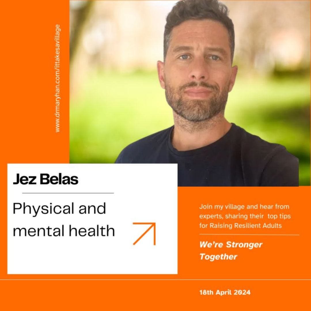 Would you like to understand how to help your child's mental wellbeing through physical activity?

Join our co-founder @jezbelas at Dr Maryhan Munt's CPD Event on 18th April: drmaryhan.com/ittakesavillage

#Resilience #MentalHealth #PhysicalHealth #StressAwarenessMonth #EdTech