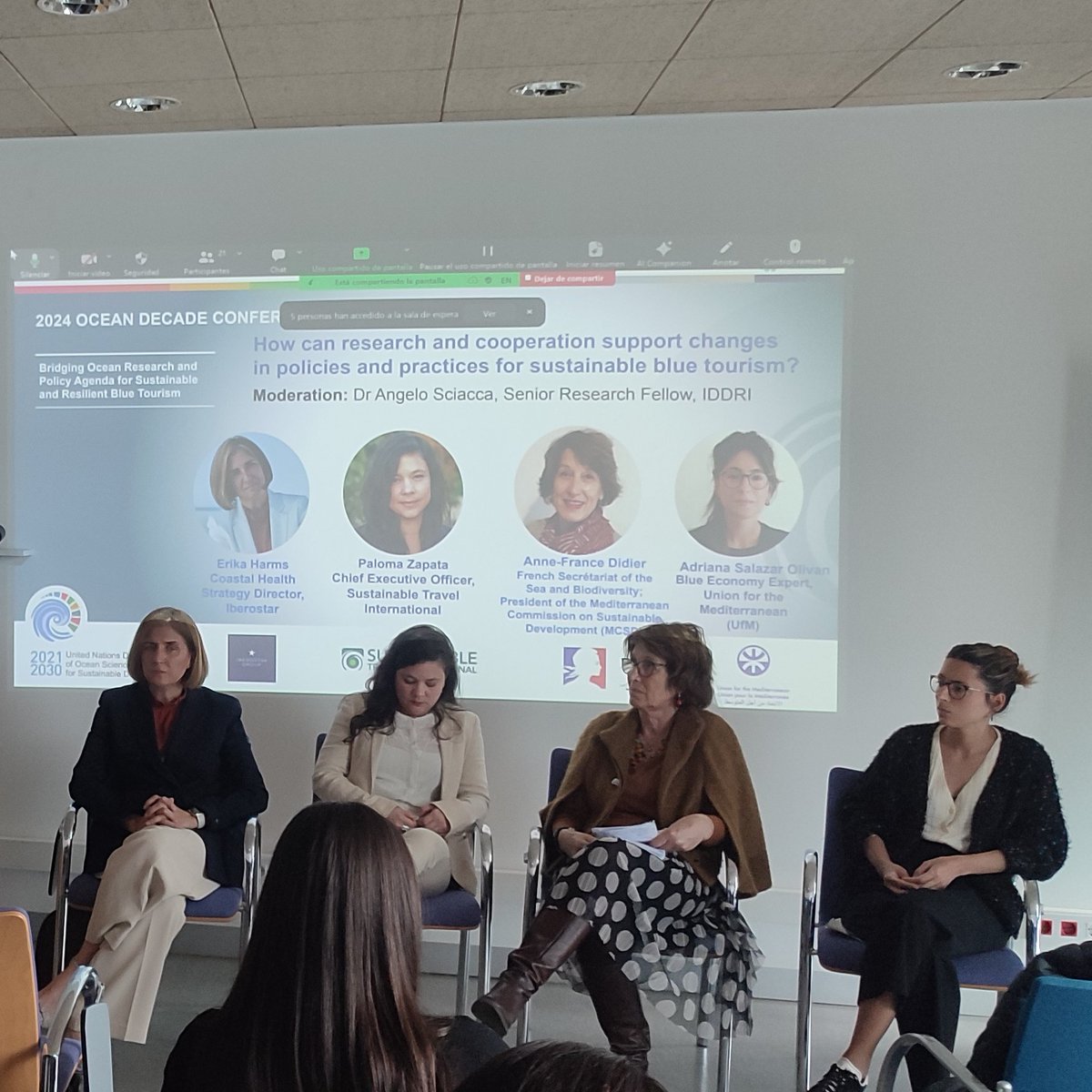 During #OceanDecadeWeek, our Coastal Health Strategy Director, Erika Harms, joined @WestMedStrat's roundtable on supporting sustainable blue tourism through research and intergovernmental cooperation where solutions were explored to drive change within the tourism sector.