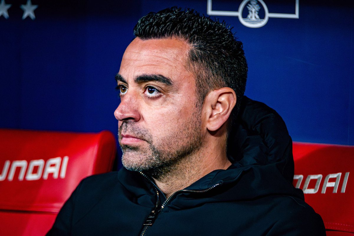 Xavi : « Ma décision de quitter le club à la fin de la saison 𝗻𝗲 𝗰𝗵𝗮𝗻𝗴𝗲𝗿𝗮 𝗽𝗮𝘀 ! 🗣️ La décision que j'ai prise est la bonne, elle a donné de la sérénité au club, aux joueurs, même à la presse mais aussi à moi et à l'environnement. 💙❤️ » (conférence de presse)