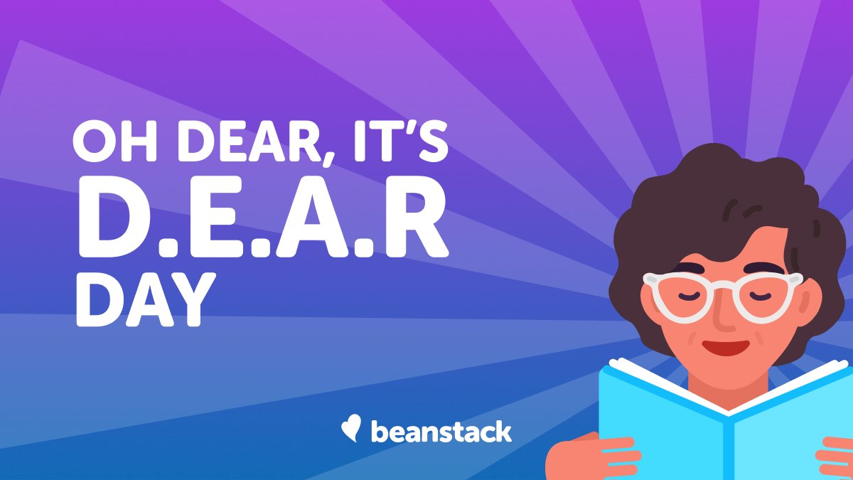 📚 Happy Drop Everything and Read Day! 📚 Today is the perfect excuse to treat yourself to some much-needed escapism. Dive into a new world, meet some interesting characters, and get lost in the magic of storytelling. #DEARDay #Beanstack