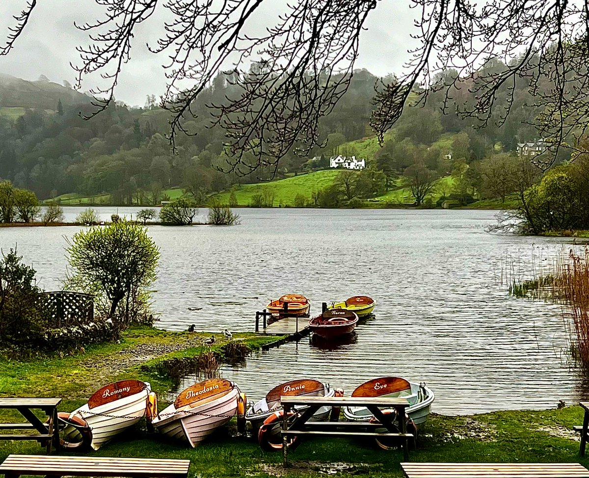 Almost back in ‘summer order’ though currently being serenaded by clanking chandlery… Where art thou summer? #Friday in the #LakeDistrict #Faeryland #Grasmere @StormHour @ThePhotoHour