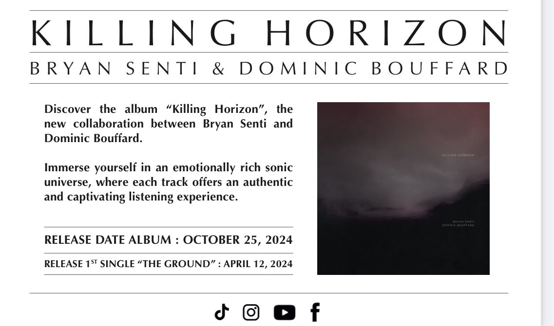 My friend and collaborator @dombouffard has a really remarkable single out today ahead of a new album coming out in the autumn His ability to create musical dreamscapes is extraordinary. Give it listen m.youtube.com/watch?v=JWZFkx…