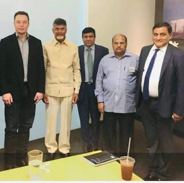Hi @elonmusk, it’s great to hear that you're planning to visit India! I was just discussing with my team about your meeting with @ncbn Garu in 2017, when you showed keen interest in our State, Andhra Pradesh. Andhra Pradesh is a perfect destination - With skilled youth and…