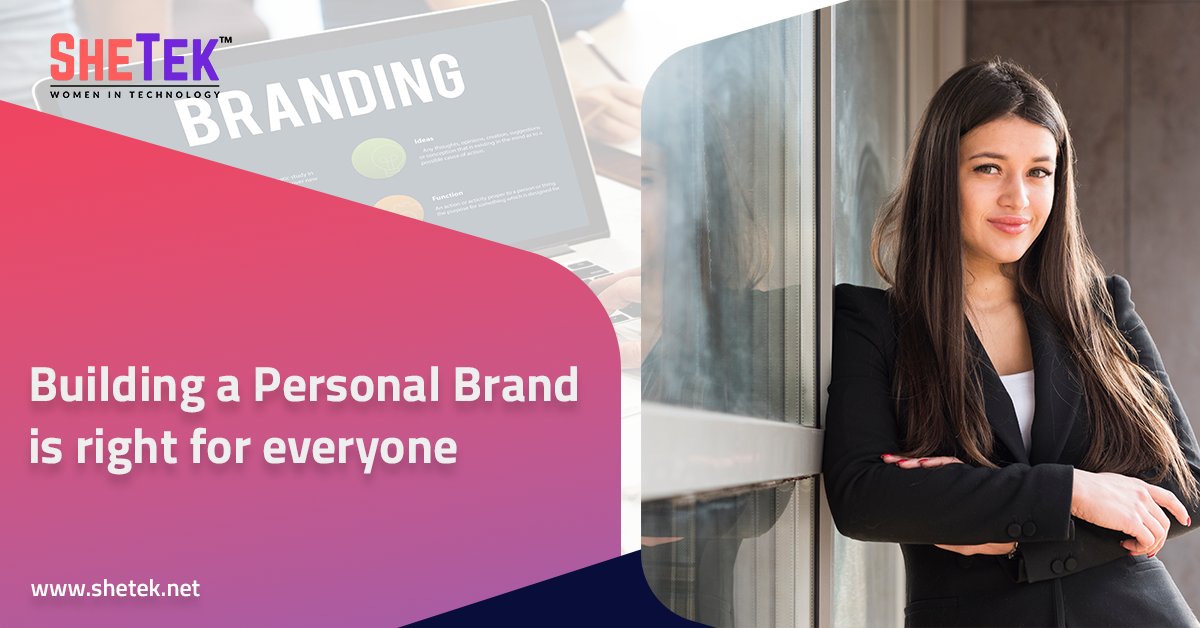 Are you wondering if Personal Branding is something you should think about? Well, it is. And it's for just about everyone at every level of their career. Check the Replay of SheTek's outlet on Personal Branding bit.ly/TheOutlet23PB #Shetek #PersonalBranding #CareerDevelopment