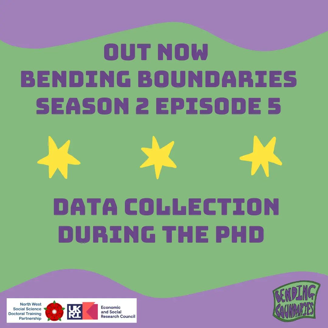 New episode out now! It's a big one... Data collection during the PhD 📈